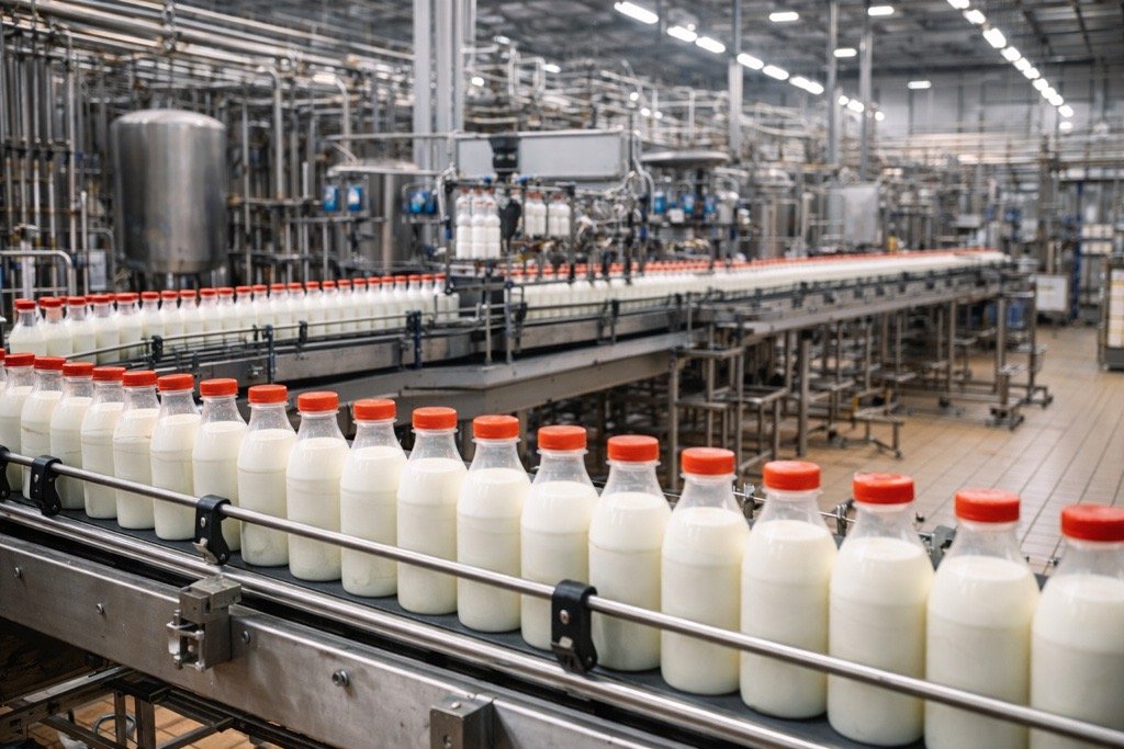 Lebensmittelindustrie, thermische Beschichtung für Hygieneoberflächen und Anlagen in der Milch- und Lebensmittelproduktion